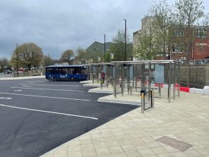 Colne Bus Station (March 2026) bus in Bay